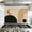 Color 1, variant on Kitchen Backsplash Peel and Stick Wall Murals Sun moon print boho minimalist geometric rainbow abstract sunset Removable Mural 35.4"W x 23.6"H, Oil Proof Vinyl Wallpaper for Fireplace & Behind Stove