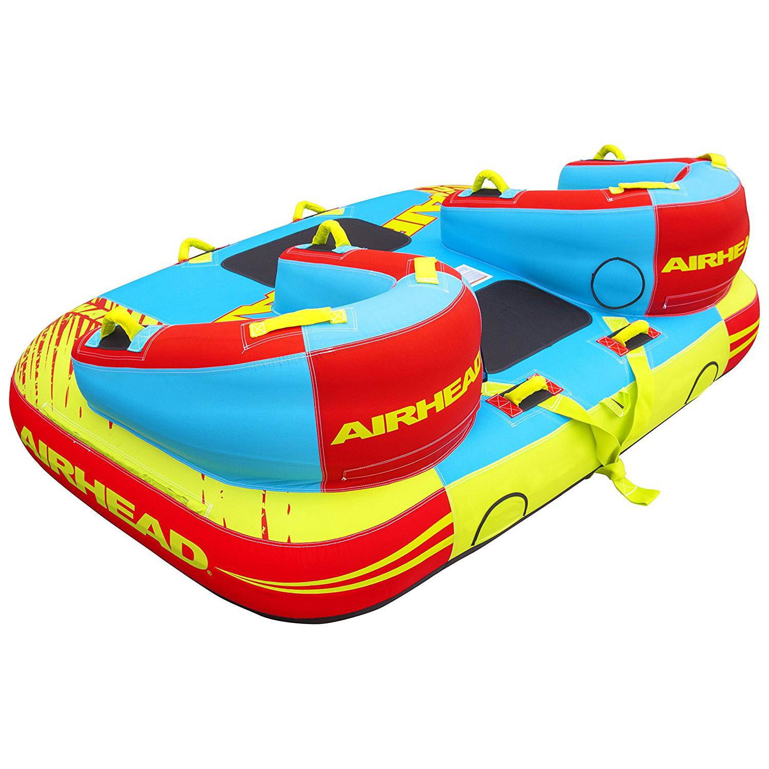 Airhead 1 to 3 Rider Challenger Inflatable Towable Boating Water Sports