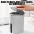 thumbnail image 6 of Viflosae Garbage Can Trash Can Office Garbage Bin Countertop Wastebasket Push Button Multipurpose 15.7x12.5x13cm Small Recycle Bin for Bedside Tables Desktop, 6 of 7