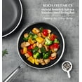 thumbnail image 3 of Koch Systeme CS 12 Inch Tri-Ply Stainless Steel etched Frying Pan, 3 of 9