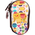 thumbnail image 1 of YOUI-GIFTS Painted Key Bag Graffiti Car Key Case Fashion Design Coin Purse New Leather Key Pouch Remote Control Bag, 1 of 1