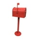 thumbnail image 1 of Buzón de correo Buzón de sugerencias Buzón de hierro rojo Decoración Buzón de correos Porta periódicos Caja para exterior Puerta de entrada Oficina en, 1 of 8