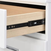 ClickDecor Hudson 2 Drawer Nightstand White