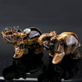 thumbnail image 2 of EOEMY 1.5'' Natural Tiger'S Eye Quartz Elephant Carved Statue Crystal Chakra Decor, 2 of 9