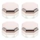thumbnail image 1 of 4 cajas octogonales para polvos sueltos de maquillaje, contenedores vacíos portátiles (oro rosa), 1 of 8