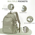 thumbnail image 5 of SYCNB High School Bookbag for Student Book Bags, College Bag Rucksack for Men Large Laptop Travel Backpack Water Resistant Casual Daypack, Lightweight Backpack for Women Simple Backpack, 5 of 7