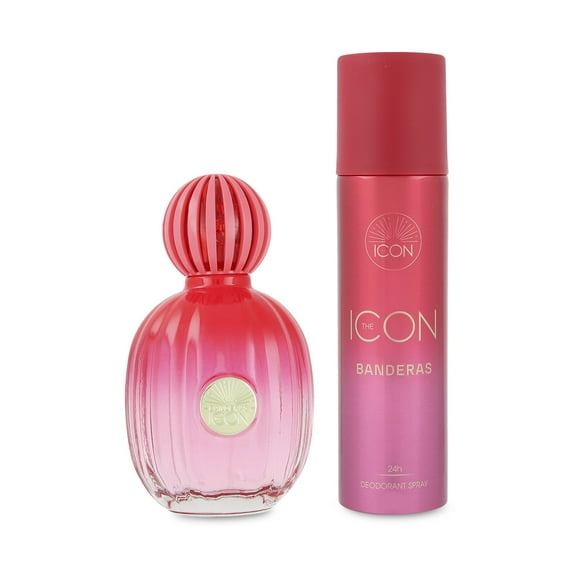 SET BANDERAS THE ICON 2PZS 100ML EDP SPRAY/ DESODORANTE 150ML SPRAY