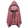 thumbnail image 2 of FNFYFH Velvet Cape Short Lace Shawl Cloak Christmas Halloween Costume, 2 of 7
