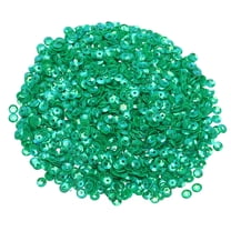 Loose Sequins,Glitter Sequins Cup Sequins Embroidery Sequins for Jewelry Making Crafts Sewing Dark Green