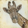 thumbnail image 2 of Tava Studios 26x26 Gold Ornate Wood Framed with Double Matting Museum Art Print Titled - Patterned Giraffe, 2 of 4