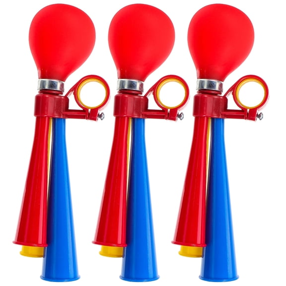 HAMPPLIES Professional Bike Horn Multi-Color Durable Material for Road and Mountain Bikes 3Pcs