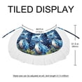 thumbnail image 5 of Starry Dinosaur Women's Chiffon Beach Dress with Polyester Straps - Summer Dress for Beach vibes, 5 of 6