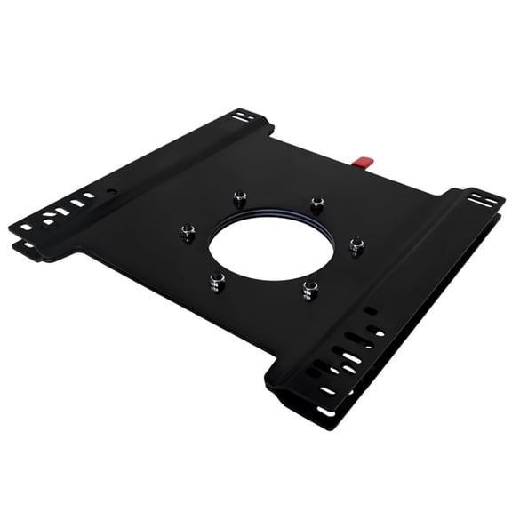 Universal 360° Seat Turntable,90 Degree Locking Increments, Hot Rolled Steel for Van, RV, Truck Seat Mounts,Right side installation