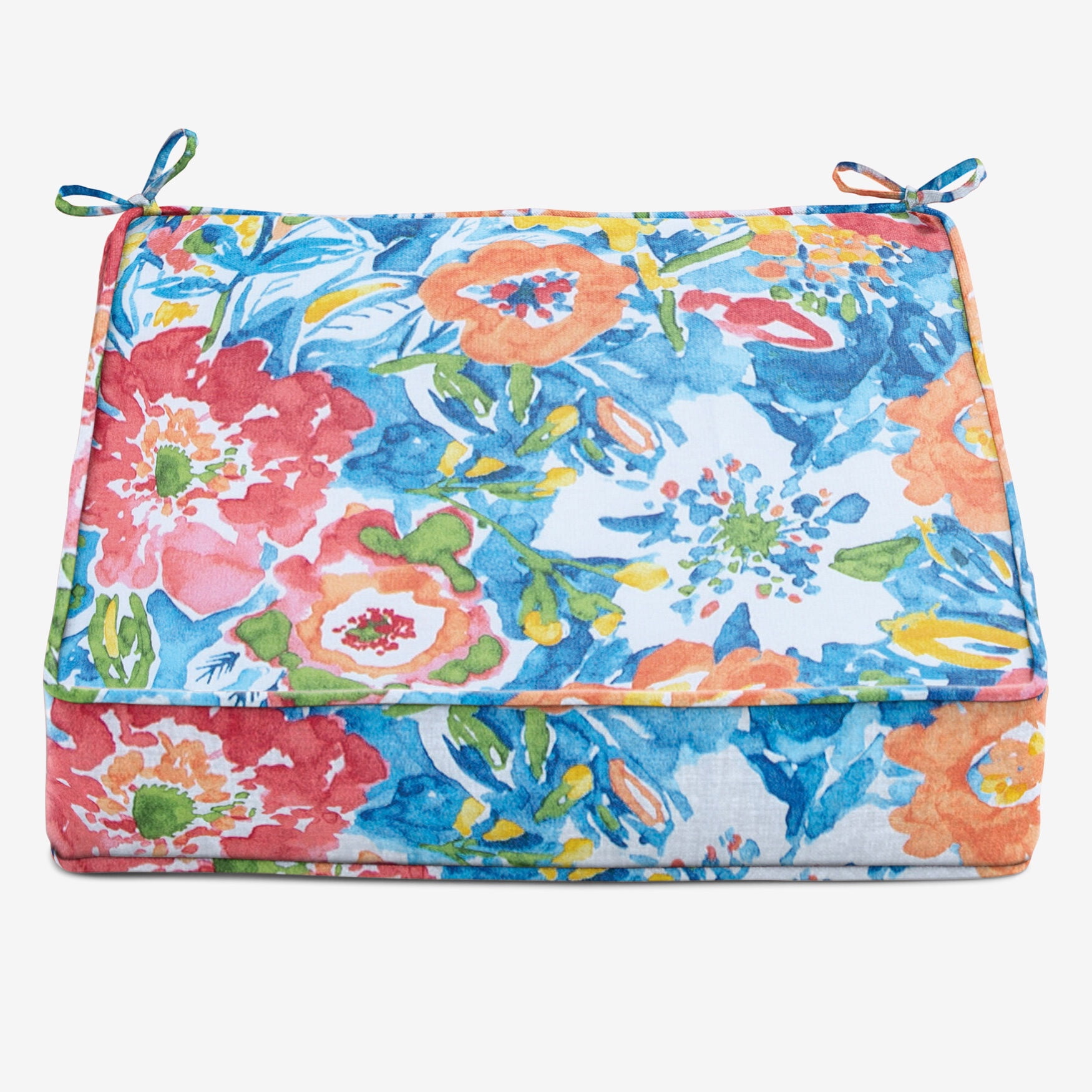 Brylanehome Single Deep Seat Cushion, Poppy Blue Patio Cushion