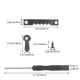 thumbnail image 5 of CIMAXIC Cimaxic Picture Hangers Kit Black Sturdy Easy Install for Home 2Sets, 5 of 6