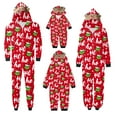 thumbnail image 1 of Pyjamas Assortis pour Famille, Tenues Assorties Colorées pour un Style Familial Cohésif (Rouge), 1 of 4