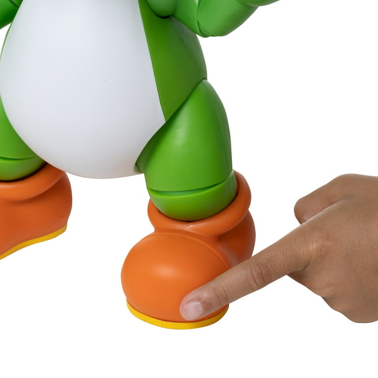 Nintendo Super Mario Let's Go Yoshi Talking Toy for Kids with 20