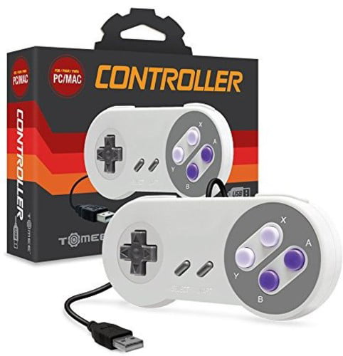 Betasten afdrijven Geboorte geven Tomee SNES Super Nintendo USB Controller - Walmart.com