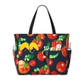 thumbnail image 1 of Easygdp Tomatoes Bolsa de Viaje de Playa de Gran Capacidad, Bolsa Tote Perfecta para la Playa, Escapadas de Fin de Semana y Viajes, 1 of 7