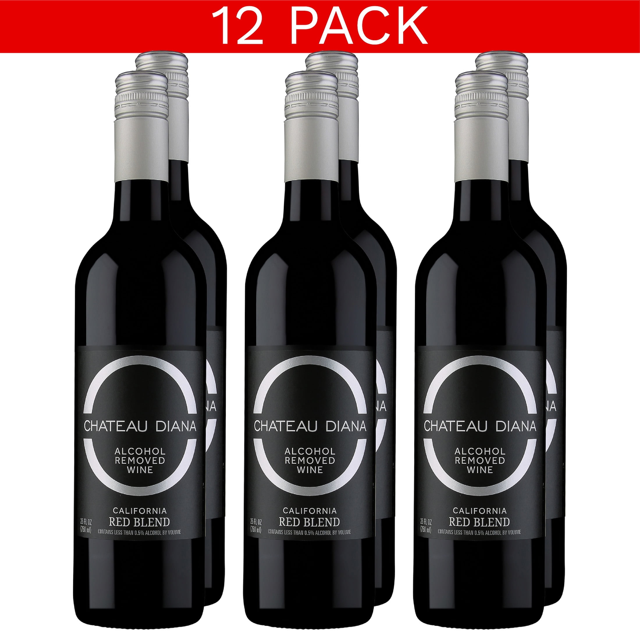 Chateau Diana Zero Alcohol California Red Blend - 12 Pack