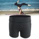 thumbnail image 2 of Pantalones cortos deportivos para mujer Pantalones cortos elásticos transpirables para entrenamiento físico Ejercicio Yoga (Negro XL), 2 of 7