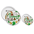 thumbnail image 1 of Ireland Love Heart Landscap National Flag Pins  Badge Button Design Kit Craft Sets, 1 of 3