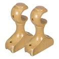 thumbnail image 3 of soportes de madera para barra de cortina, para montaje en pared, para baño, cocina, hogar y sala de estar., 3 of 5