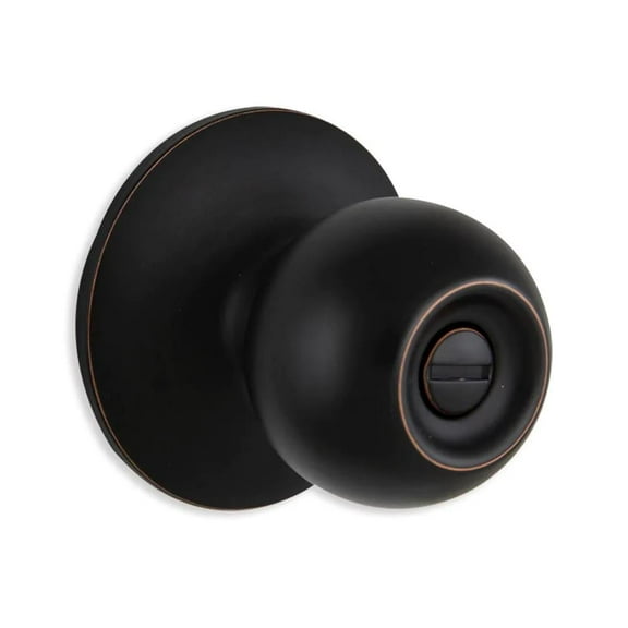 Saturn Aged Bronze Bed And Bath Door Knob