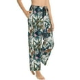 thumbnail image 2 of Naloa Hawaiian Style Print Women’s Ultra-Soft Comfy Pajama Lounge Pants with Pockets & Drawstring, 2 of 8