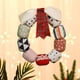 thumbnail image 2 of Cateissary Guirnalda colgante para puerta de Navidad, decoración de moda, adorno de lazo, accesorios de diseño de fiesta para el hogar, interior, oficina Kits de decoración para fiestas Cateissary HA069901-00, 2 of 6