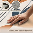 thumbnail image 5 of ODIKA 9'x12' Navy Blue Orange Modern Geometric Washable Area Rug Mid-Century Style with Bold Shapes and Lines for Great Room, Indoor Concept, Large Living Low Pile, Flatwoven, 5 of 6