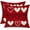 Red3, variant on Valentine''s Day Pillow Covers 20x20 Inch Set of 2 White Hearts Decor Red Throw Pillow Covers Valentine''s Day Cushion Case Decoration for Sofa Couch 53A