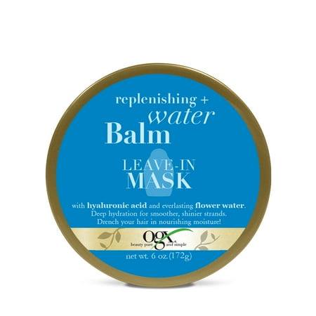 Replenish Leave - OGX Replenishing + Water Balm Leave-In Mask, 6 oz