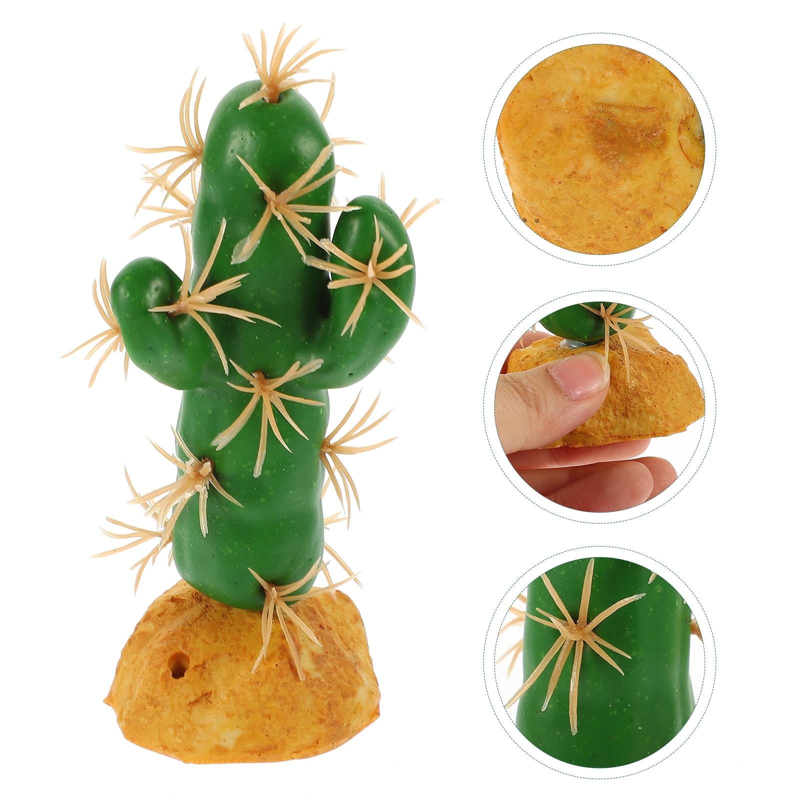 LOLIPPYY Resin Reptile Terrarium Plants for Realistic Natural Habitat Decoration and Display Accessories