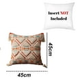 thumbnail image 2 of Moroccan pastoral style neutral hand-woven tufted pillowcase for home decoration., 2 of 5