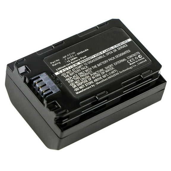 Batteries N Accessories BNA-WB-L9200 Digital Camera Battery - Li-ion, 7.5V, 2050mAh, Ultra High Capacity - Replacement for Sony NP-FZ100 Battery