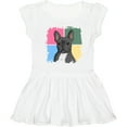 thumbnail image 3 of Inktastic Blue French Bull Dog Girls Toddler Dress, 3 of 5