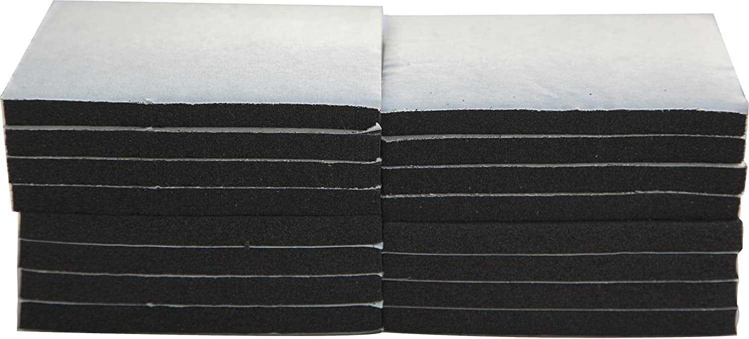 Xcel Foam Rubber Padding 16-piece Acoustic Damper Anti-vibration for sale online 