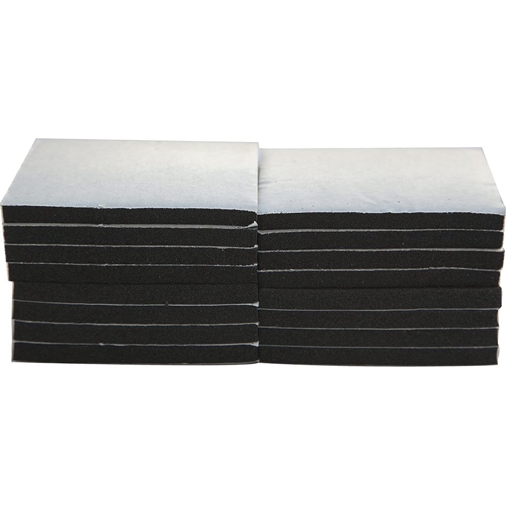 XCEL Foam Rubber Padding 16Piece Acoustic Damper AntiVibration Closed