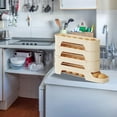thumbnail image 3 of Boreal Craft Porte-Œufs de Qualité Alimentaire pour Réfrigérateur – Plateau à Œufs Coulissant Grande Capacité avec Design à Rouleau Automatique s'Adapte à la Porte Latérale, Récipient de Stockage d'Œufs Empilable pour Réfrigérateur, Porte-Éponge, Grand Égouttoir à Vaisselle, 3 of 7