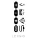 thumbnail image 2 of Auriculares Bluetooth con cancelación activa de ruido TJ de piel, 2 of 8