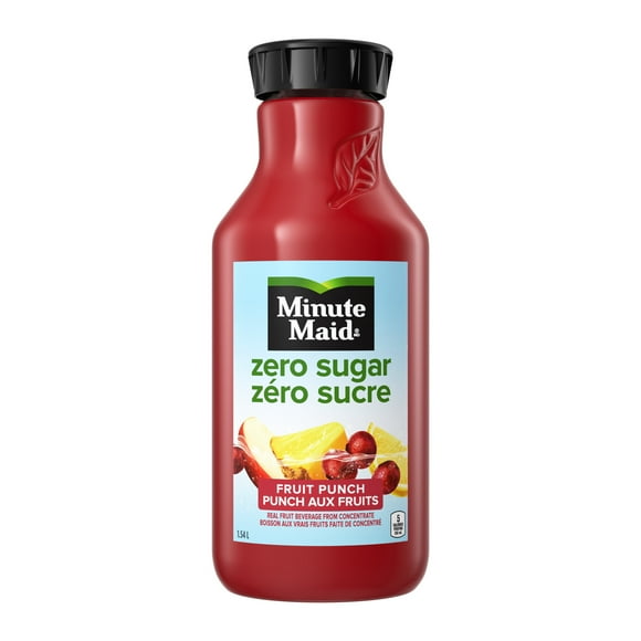 Minute Maid No Sugar Added Fruit Punch Bottle, 1.54 Liters, 1.54