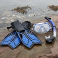 thumbnail image 3 of predolo Máscara de Buceo con Tubo y Aletas Antifugas Set de Esnórquel con Aletas Visión Panorámica para Principiantes, Adultos, Playa, Piscina, Vacaciones, 3 of 9