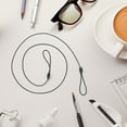 thumbnail image 2 of KAKOWELY touch pen leash 10pcs Elastic Lanyard for ID Badges Stylus Pens Masks Plastic Elastic Tether Lanyard Clipboard Pen Leash for Tethering Drawing Stylus, 2 of 4