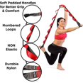 thumbnail image 4 of Stretching Strap With Loops - Non Elastic Stretch Band For Physical Therapy, Yoga Strap For Stretching Equipment, Stretch Bands For Exercise And Flexi, 4 of 5