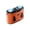 Orange#001, variant on Rechargeable Portable Waist Fan, High-Speed Wearable Waist Fan,Portable USB Clip Belt Fan, LED Display & Flashlight, Waist Cooling Fan for Outdoor Camping Jobsite,Gray