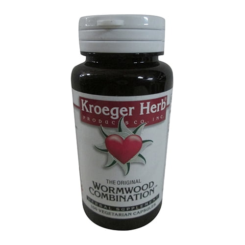 Kroeger Herbs Herbal Combinations Wormwood Combination Capsules 100