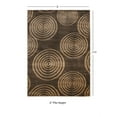 thumbnail image 4 of Linon Miso Felix Machine Made Polypropylene 5'x7'6" Rug in Brown, 4 of 6