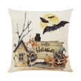 thumbnail image 2 of Chmadoxn Throw Pillows Cute Pumpkin Printed Soft Throw Pillows Thanksgiving Halloween Decorations 18x18 Inch Fall Decorations for Home Sofa, 2 of 2