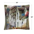 thumbnail image 2 of Cuzco I' Tuscan Architectural Village By Masters Fine Art 16 X 16 Decorative Throw Pillow, 2 of 4